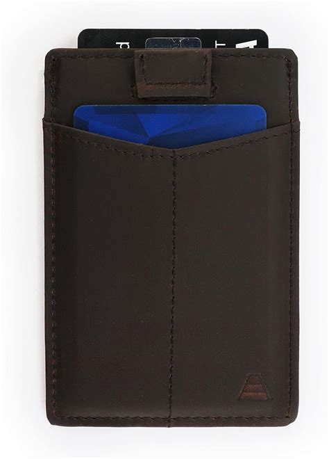 andar slim rfid minimalist card case full grain leather|andar wallets.